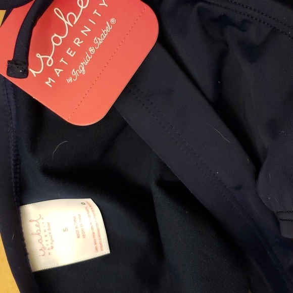 Isabel Maternity by Ingrid and Isabel Black Side Cinch Bikini Bottom Size S # - Picture 6 of 7